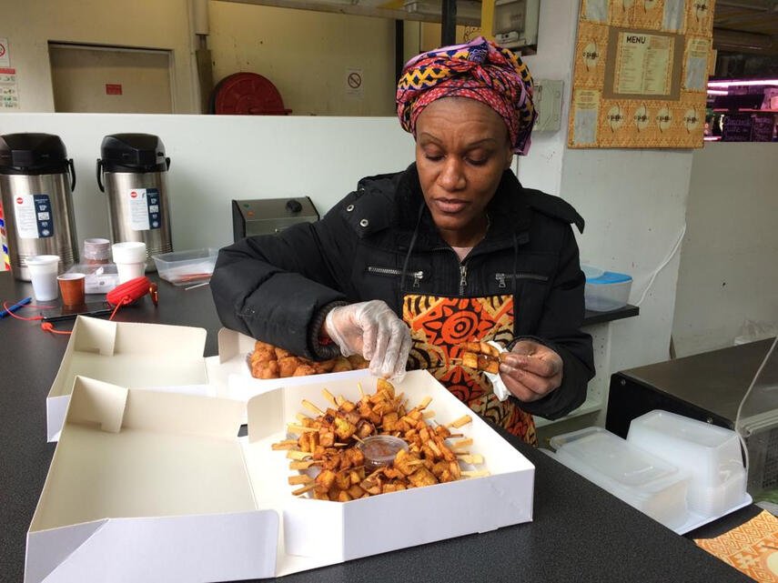 O'Dabali au marché d'Alfortville, tous les dimanches matin